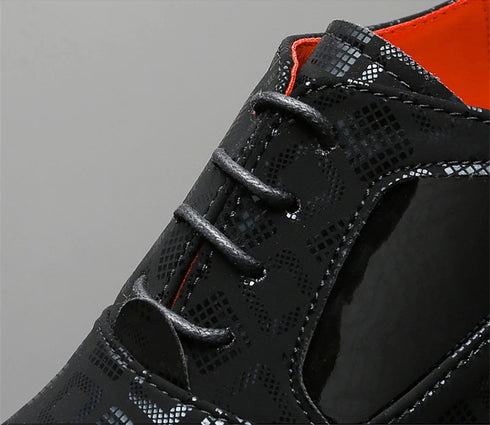 Men's Formal Leather Oxfords Dress Shoes for Business and Wedding Events